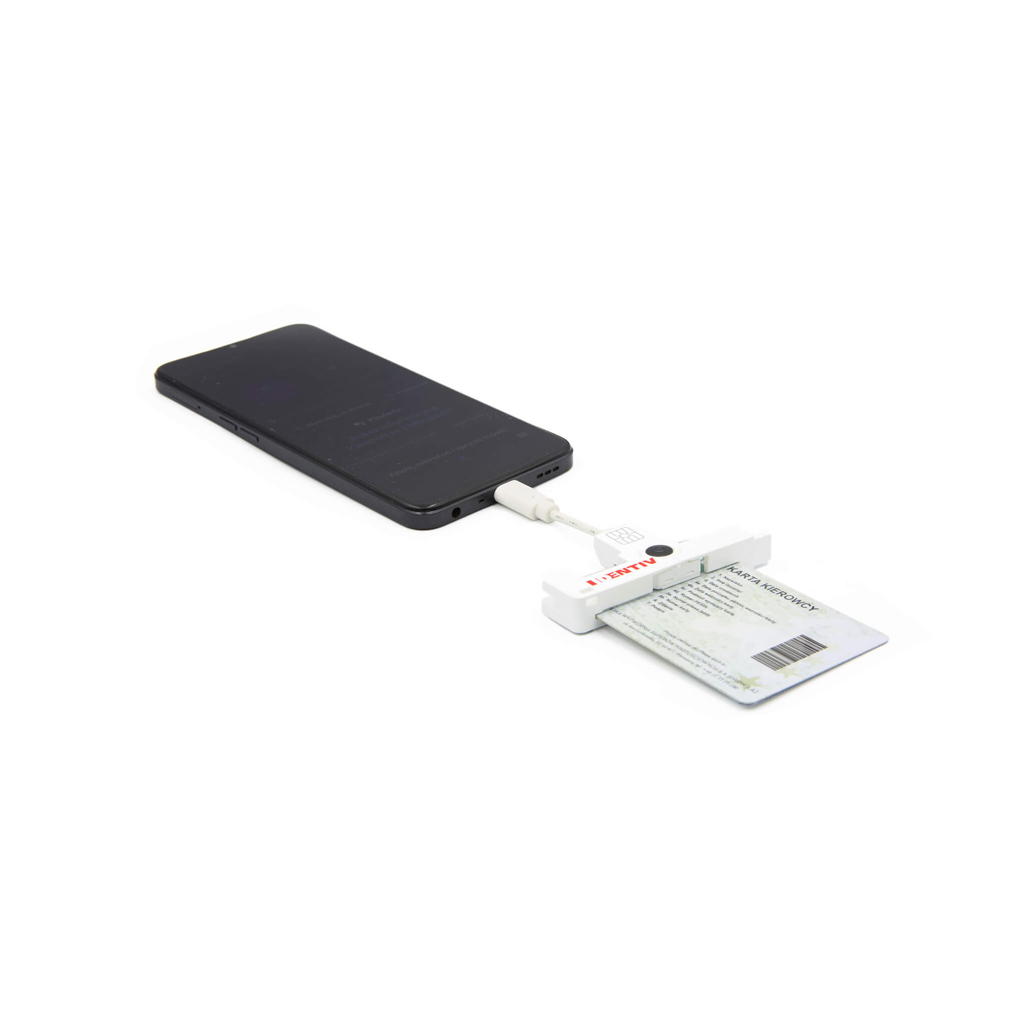 Czytnik do telefonu USB-C z przewodem